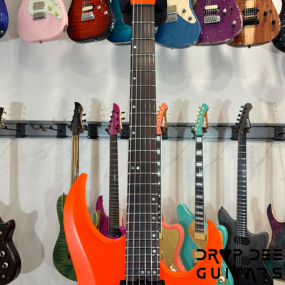 Schecter Custom Shop Sunset Extreme 6 Electric Guitar w/ Case - Neon Orange Satin