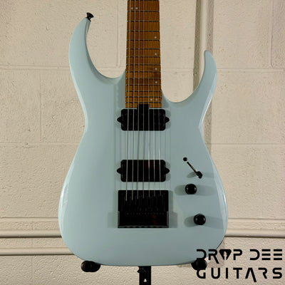 Jackson Pro Series Misha Mansoor Signature Juggernaut ET7 Evertune 7-String Baritone Electric Guitar w/ Case - Gulf Blue