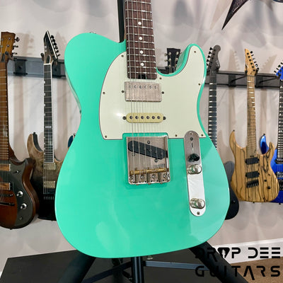 Schecter Custom Shop PT Wembley Studio Electric Guitar w/ Case - Seafoam Green Aged Nitro
