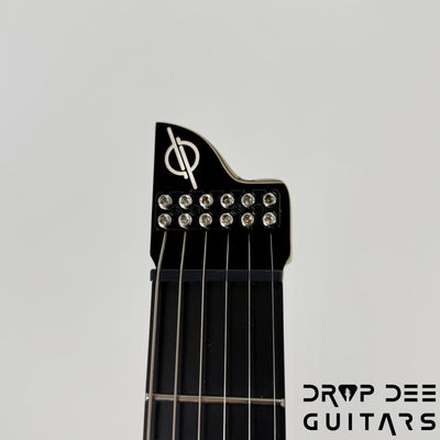 Infinia Neptune Headless Electric Guitar w/ Bag - Solid Lunar Black