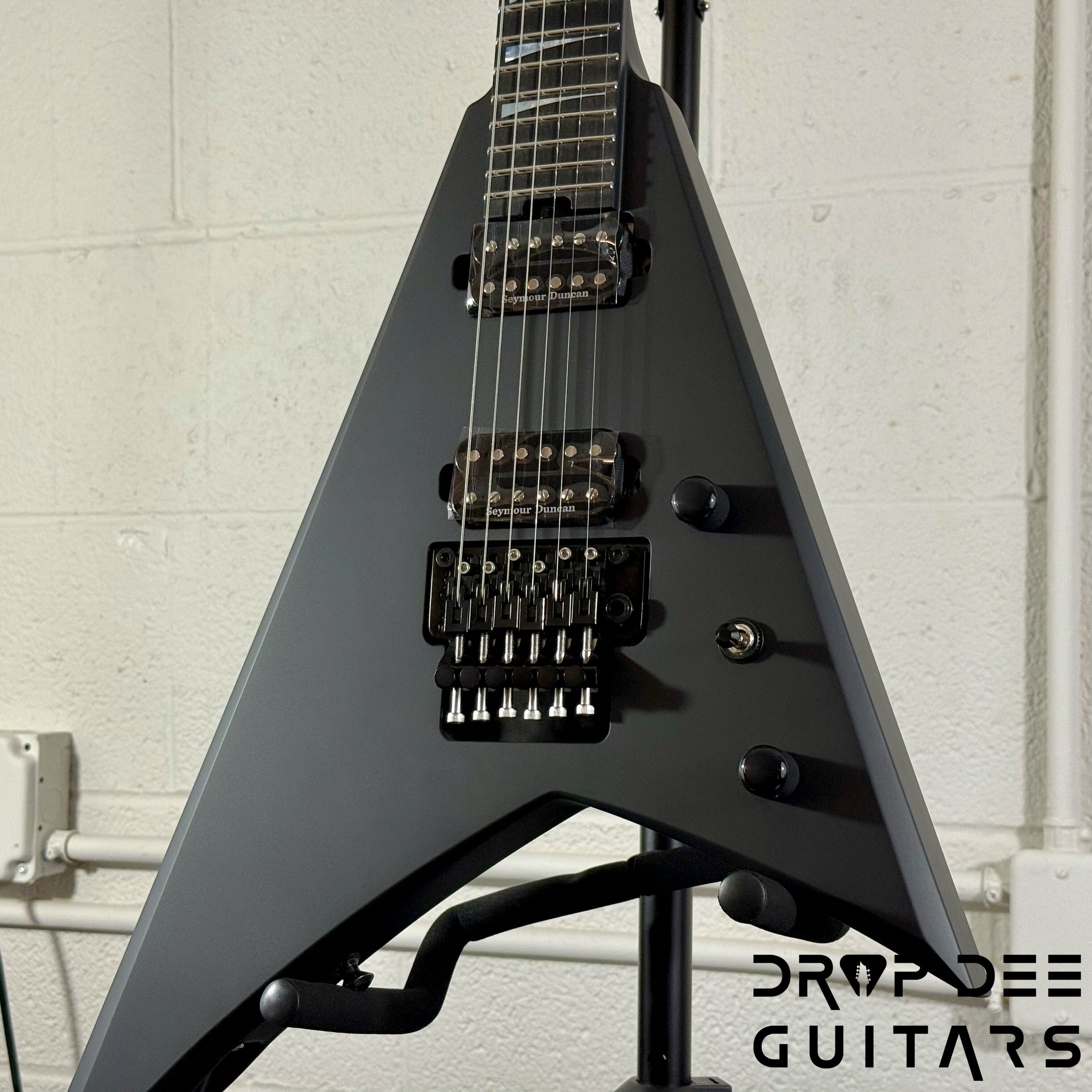 Jackson American Series Rhoads RR24 Electric Guitar w/ Case - Satin Black