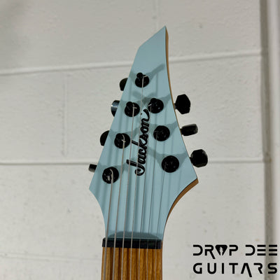 Jackson Pro Series Misha Mansoor Signature Juggernaut ET7 Evertune 7-String Baritone Electric Guitar w/ Case - Gulf Blue