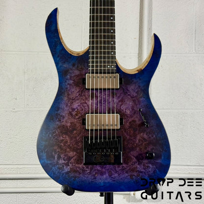 Mayones Duvell Elite 4Ever 7 Baritone Evertune 7-String Electric Guitar w/ Case