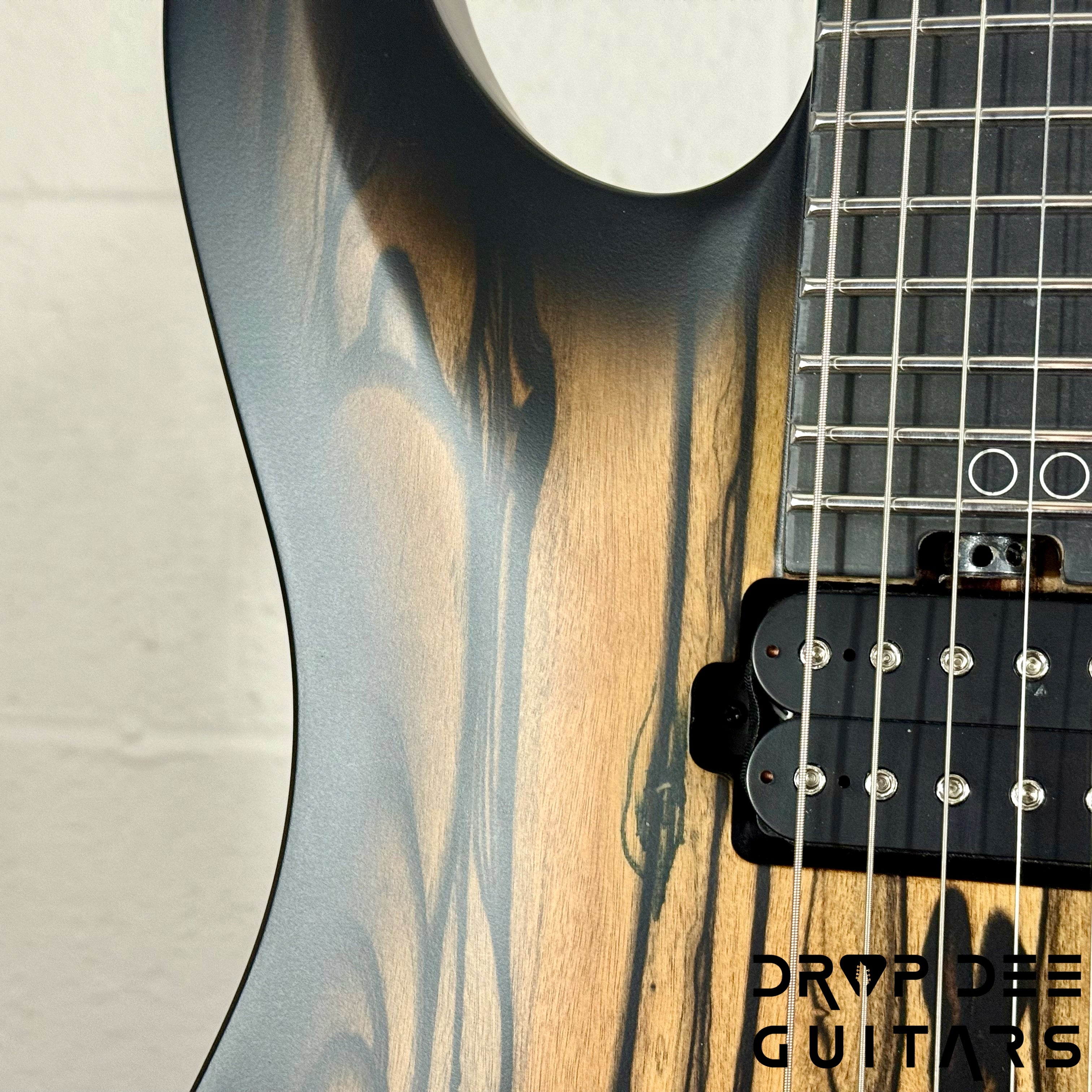 Schecter Diamond Series C-1 Pale Moon Electric Guitar - Natural Satin with Black Burst