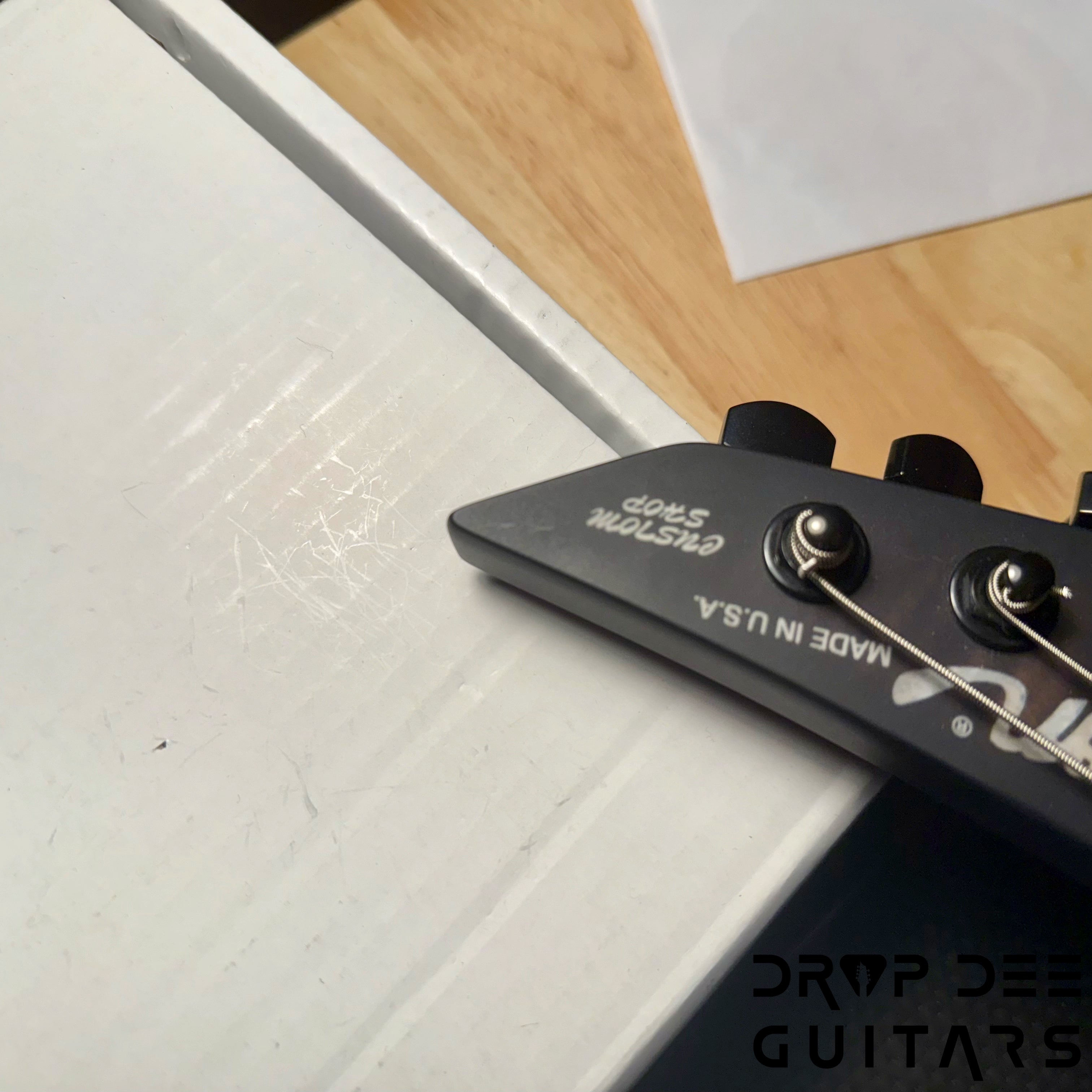 Jackson Custom Shop Soloist FR FMT Electric Guitar w/ Case - Trans Black Burst