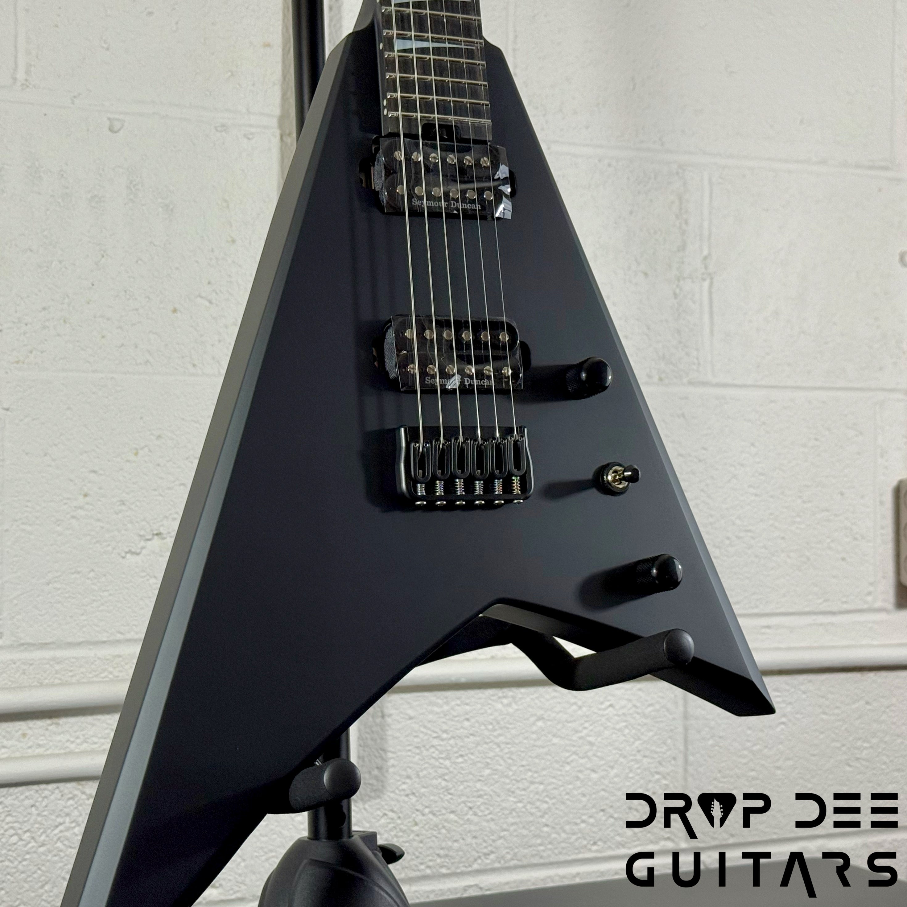 Jackson American Series Rhoads RR24 HT Electric Guitar w/ Case - Satin Black