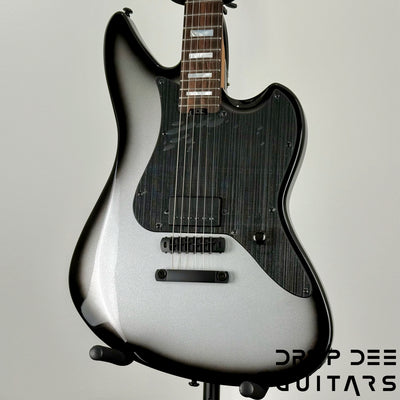 ESP LTD Joe Duplantier JD-I Electric Guitar w/ Case - Silver Sunburst