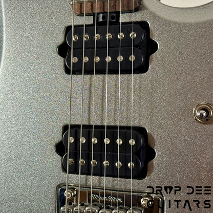 Ernie Ball Music Man JP13 6 Electric Guitar w/ Case - Platinum Silver