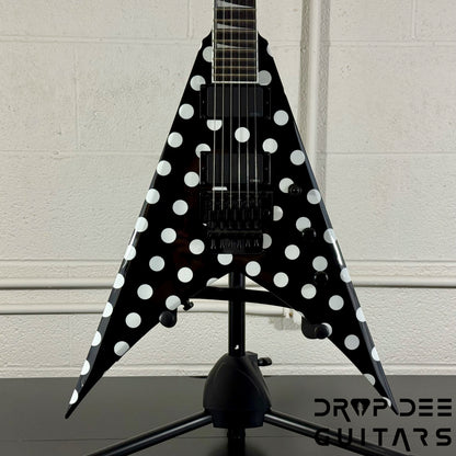 Jackson Pro Series Limited Edition Signature Phil Demmel KV King V Electric Guitar w/ Case - Polka Dot