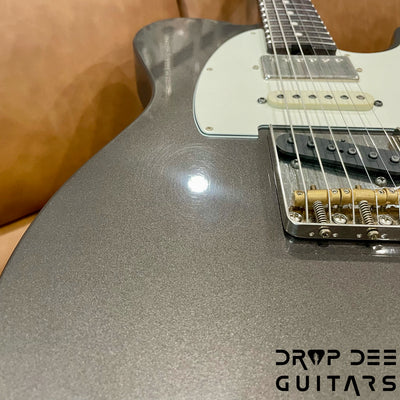 Schecter Custom Shop PT Wembley Studio Electric Guitar w/ Case - Charcoal Metallic Aged Nitro