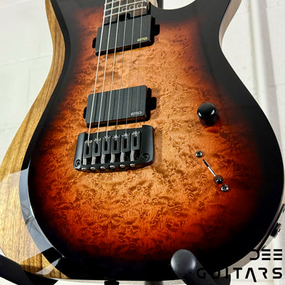 Schecter Custom Shop Sunset Extreme 6 Prototype Electric Guitar w/ Case - Bronze Burst