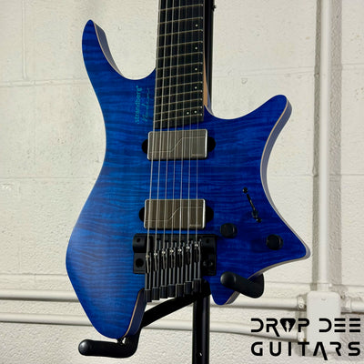 Strandberg Boden Prog NX 7 Headless Multiscale 7-String Electric Guitar w/ Bag - Deep Blue