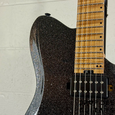 Balaguer USA Series Seraph Modern Electric Guitar w/ Case (524) - Gloss Metallic Black