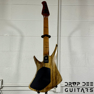 Ernie Ball Music Man Kaizen 7 Multiscale 7-String Electric Guitar w/ Case - Black Limba