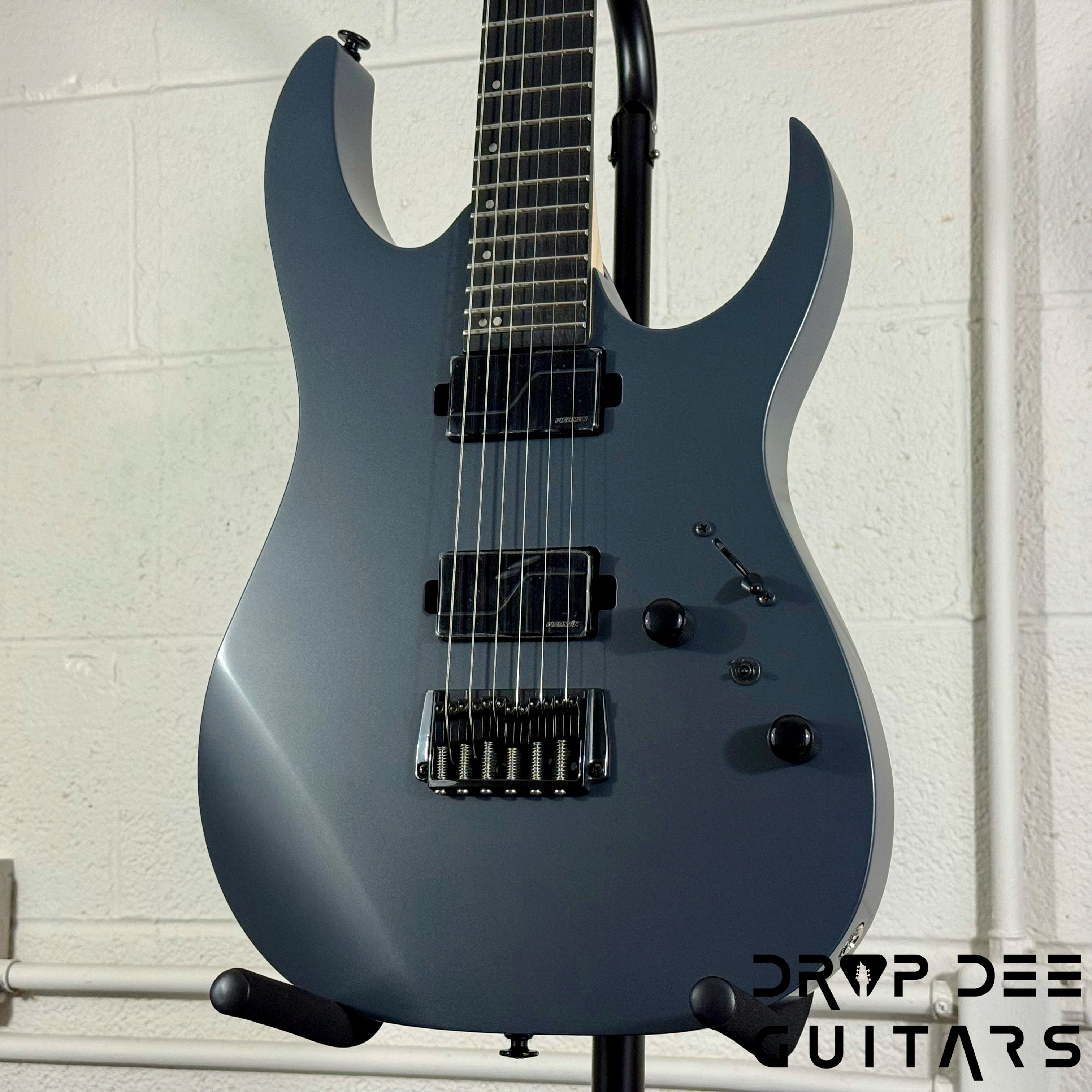 Ibanez Prestige RGR5121RB Electric Guitar w/ Case - Gray Metallic Flat