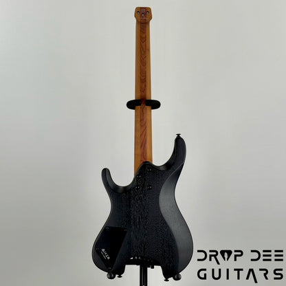 Ibanez Q Series QX52B Multiscale Headless Electric Guitar w/ Bag - Weathered Black