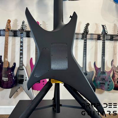 Jackson Custom Shop Warrior HS Electric Guitar w/ Case (1077) - Blackout
