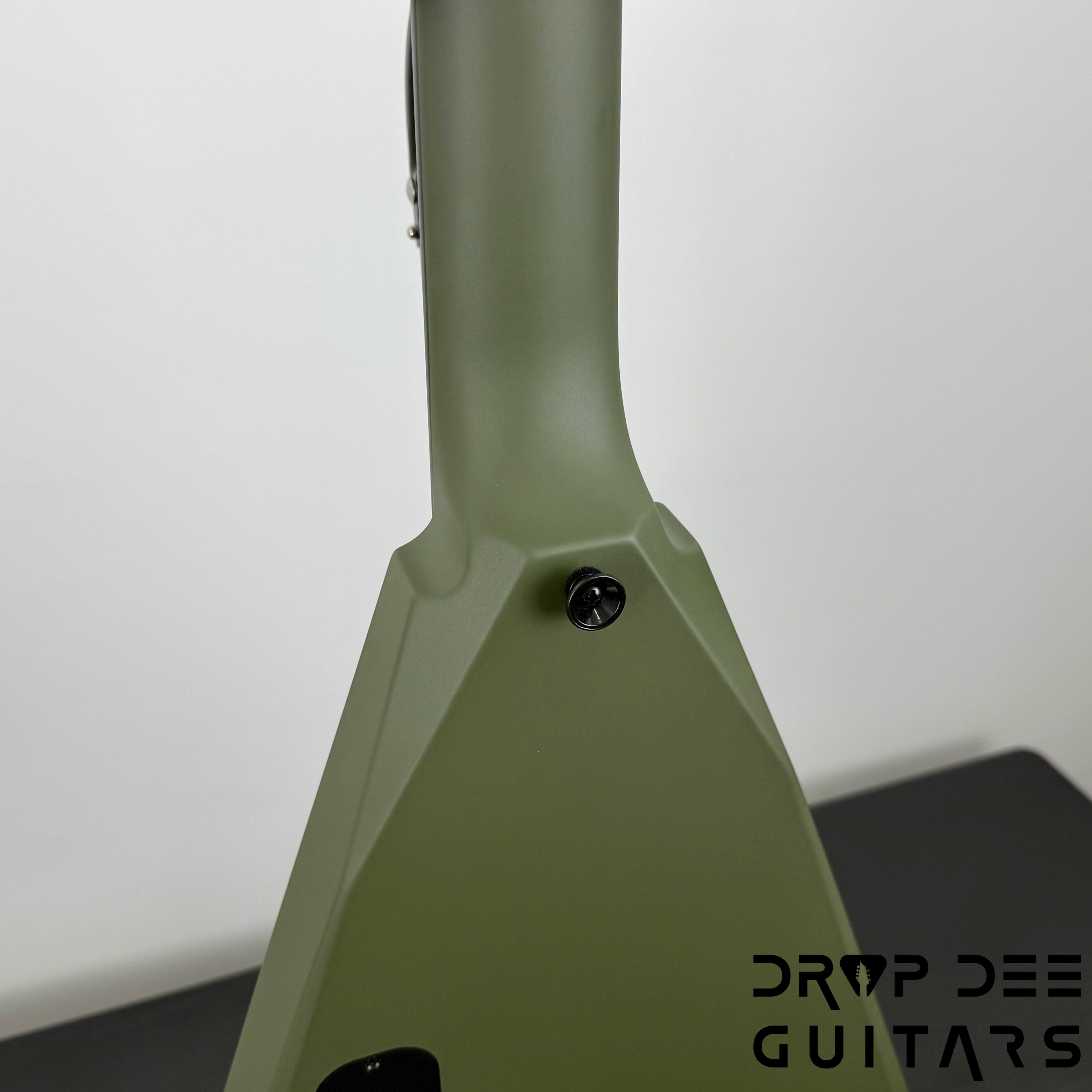 Jackson USA Custom Shop Special Edition Rhoads Electric Guitar w/ Case - Army Drab Green