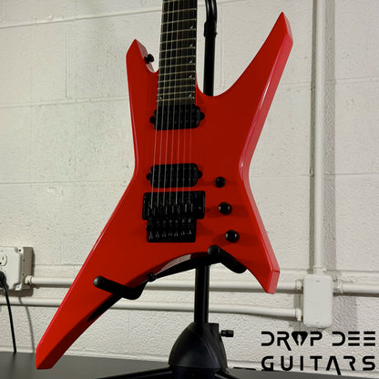 Jackson Pro Series Dave Davidson Signature WR7 Baritone 7-String Electric Guitar w/ Bag - Ferrari Red