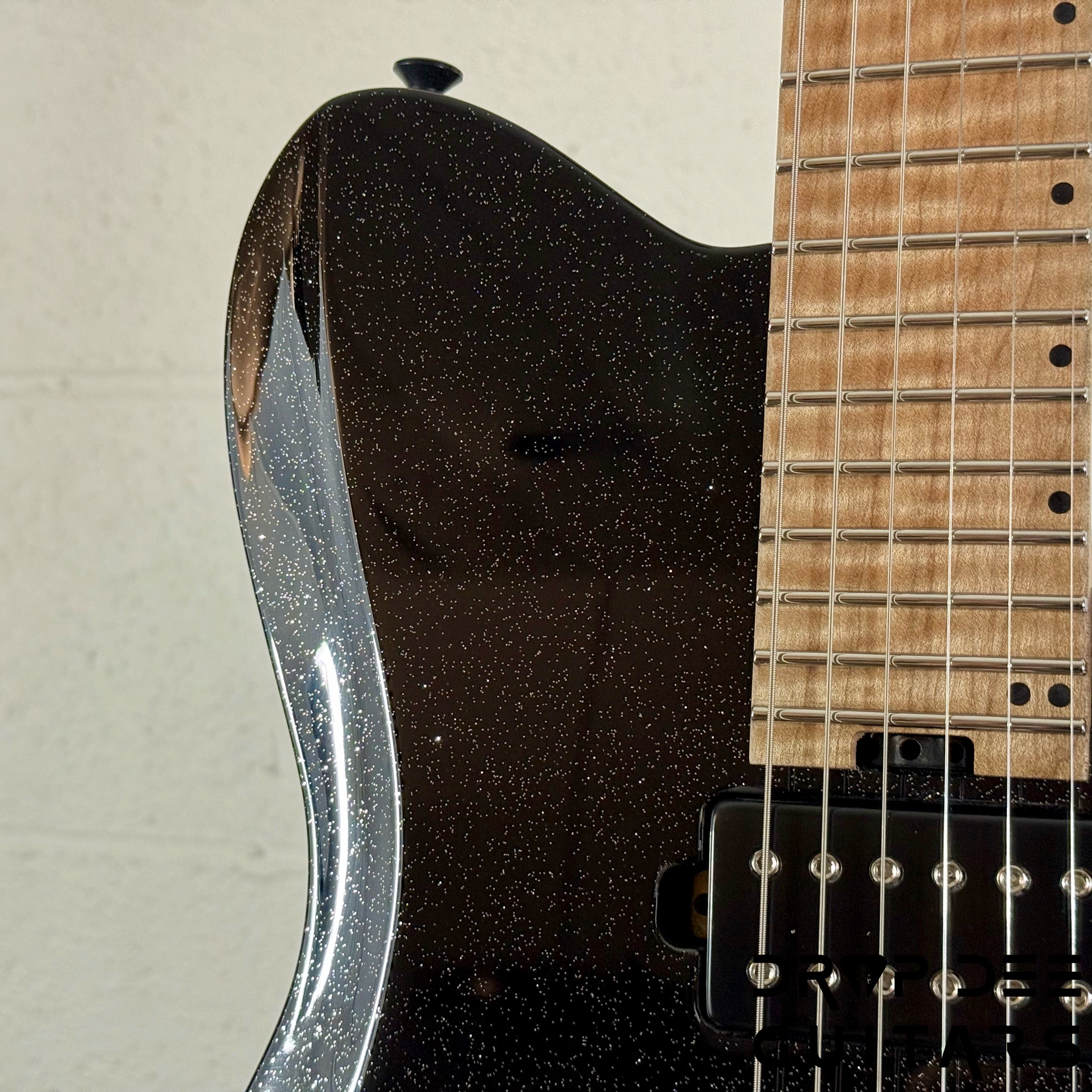 Balaguer USA Series Seraph Modern Electric Guitar w/ Case (624) - Gloss Metallic Black