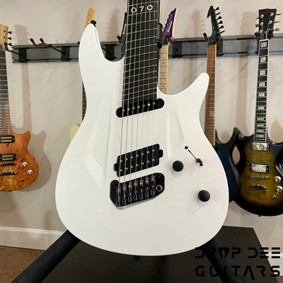 Aristides 070SR Multiscale 7-String Electric Guitar w/ Bag - Rustic White