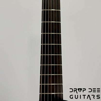 Dunable USA Custom Shop Cyclops 7 7-String Electric Guitar w/ Case - Satin Black