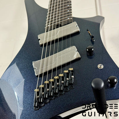 Ibanez Alpha A528 Multiscale 8-String Electric Guitar w/ Bag - Iron Pewter