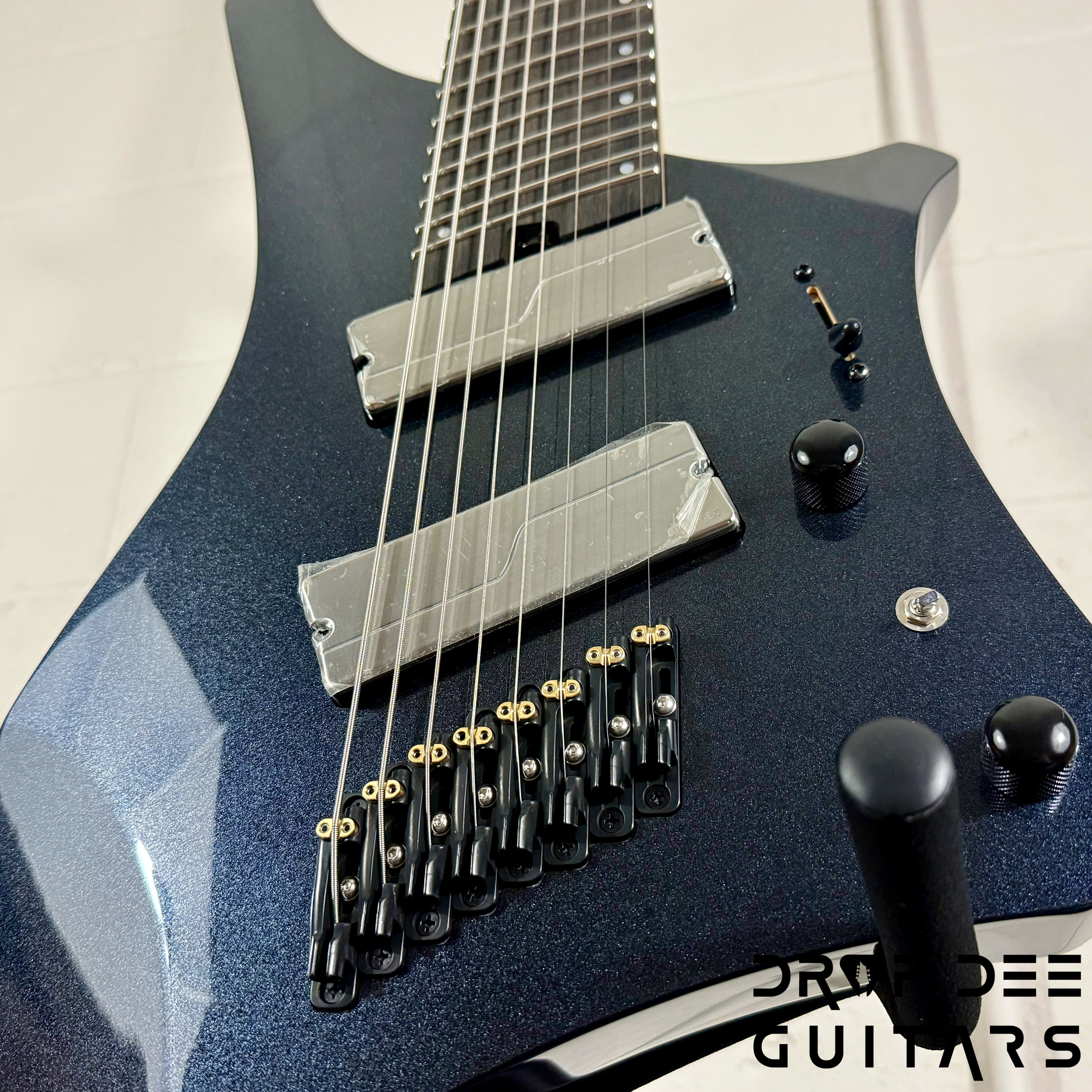 Ibanez Alpha A528 Multiscale 8-String Electric Guitar w/ Bag - Iron Pewter