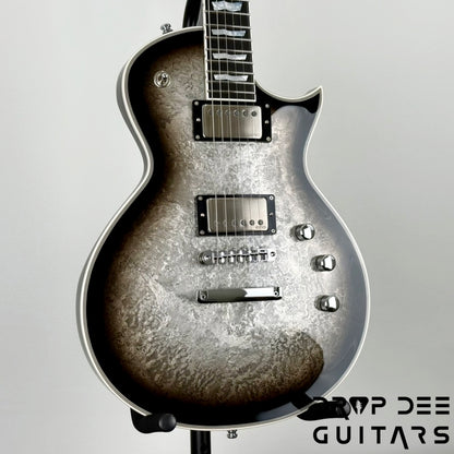 ESP Original Series Eclipse Custom Electric Guitar w/ Case - Silver Liquid Metal Burst