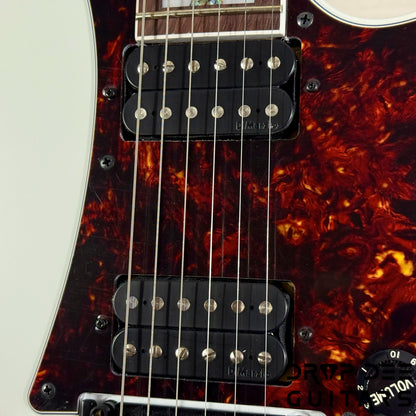 Ibanez Prestige RG653DX Electric Guitar w/ Case - White Flat