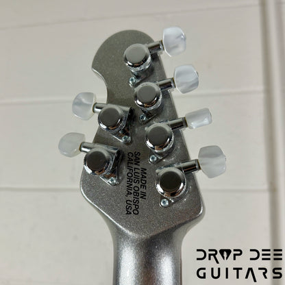 Ernie Ball Music Man JP13 6 Electric Guitar w/ Case - Platinum Silver