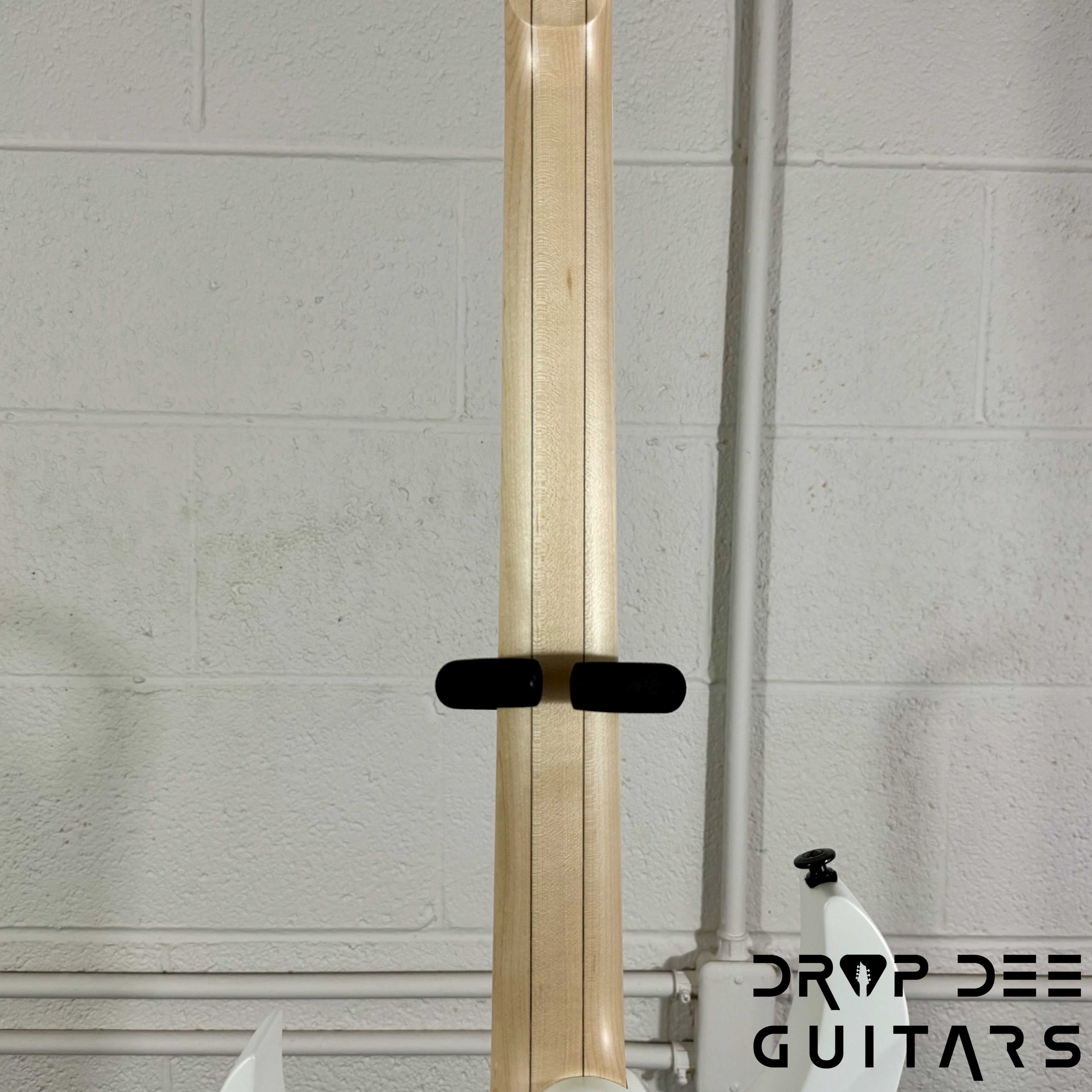 Ibanez Prestige RG653DX Electric Guitar w/ Case - White Flat