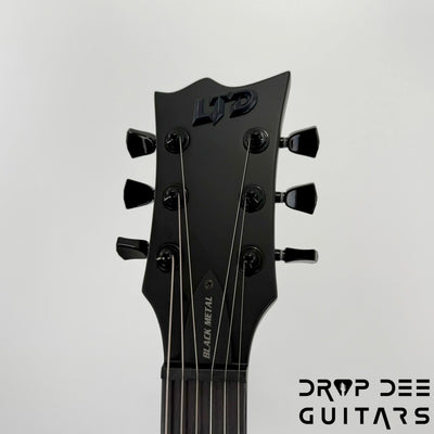 ESP LTD EC Black Metal Electric Guitar - Black Satin