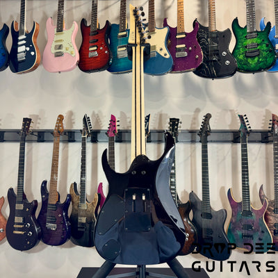 Ibanez J Custom RG8570 Electric Guitar w/ Case - Black Rutile