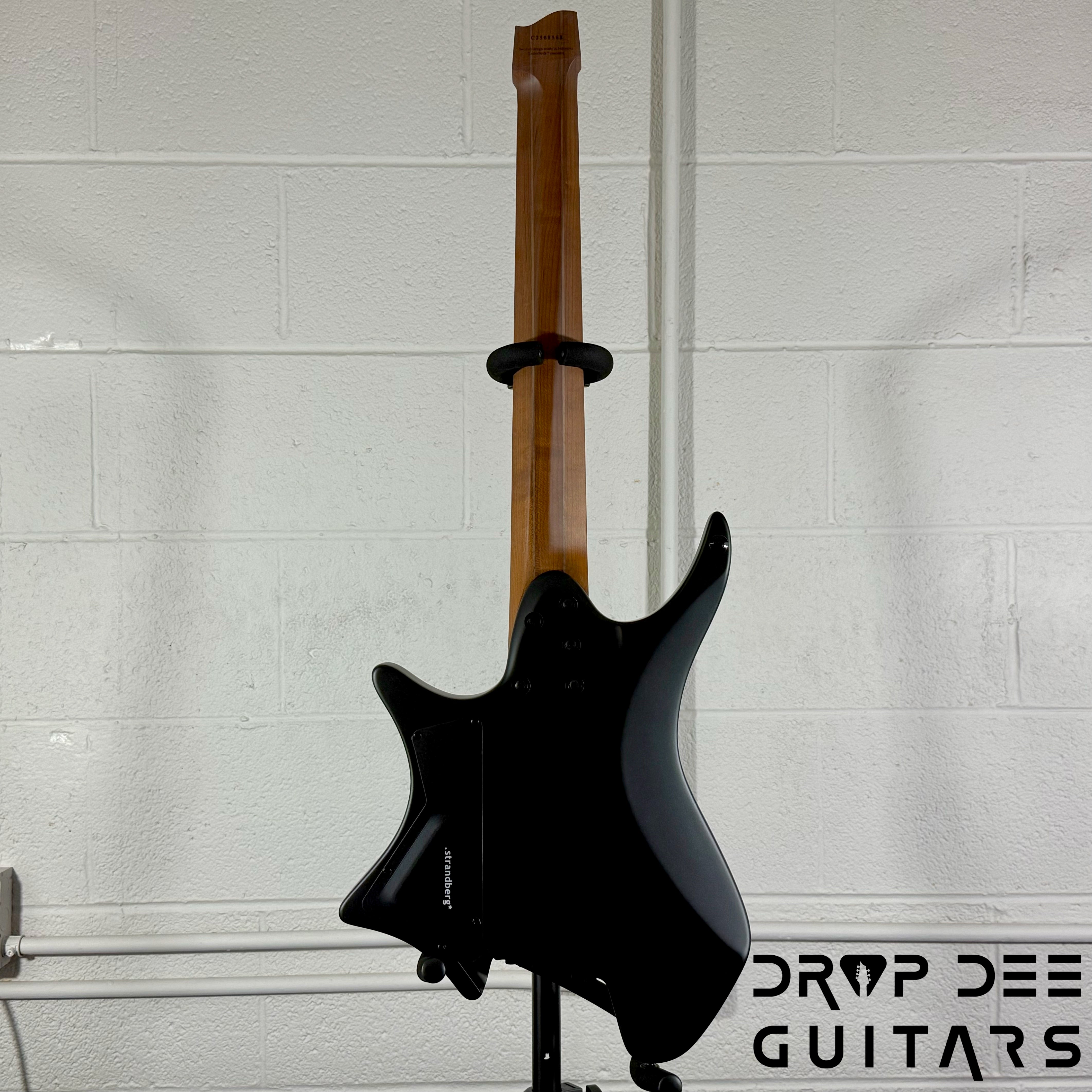 Strandberg Boden Standard N2.7 7-String Multiscale Headless Electric Guitar w/ Bag - Black Satin Metallic