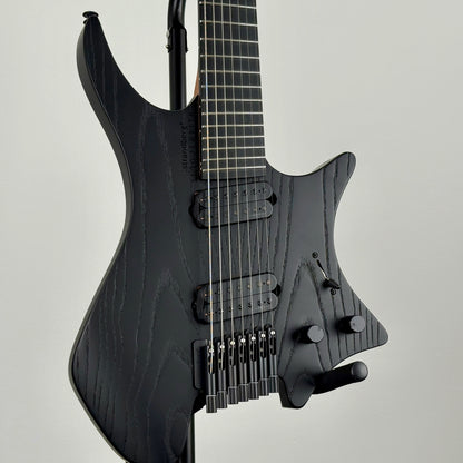 Strandberg Boden Singularity NX 7 Pitch Black 7-String Multiscale Headless Electric Guitar w/ Bag - Pitch Black