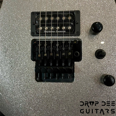 Jackson Custom Shop Soloist FR Electric Guitar w/ Case - Silver Sparkle