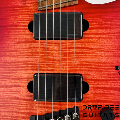 Strandberg Boden Original N2.6 Multiscale Headless Electric Guitar w/ Bag - Sunset Coral Burst Satin