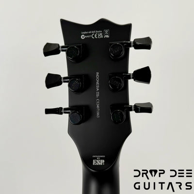 ESP LTD EC Black Metal Electric Guitar - Black Satin