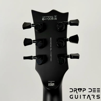 ESP LTD EC Black Metal Electric Guitar - Black Satin