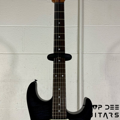 Schecter USA Custom Shop Sunset Custom-II HSS Electric Guitar w/ Case - Trans Black