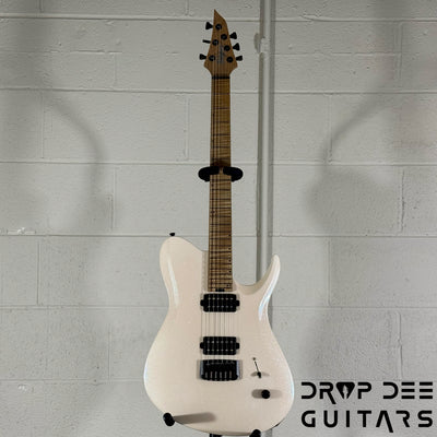Balaguer USA Series Seraph Modern Electric Guitar w/ Case (424) - Gloss Metallic Jewel White
