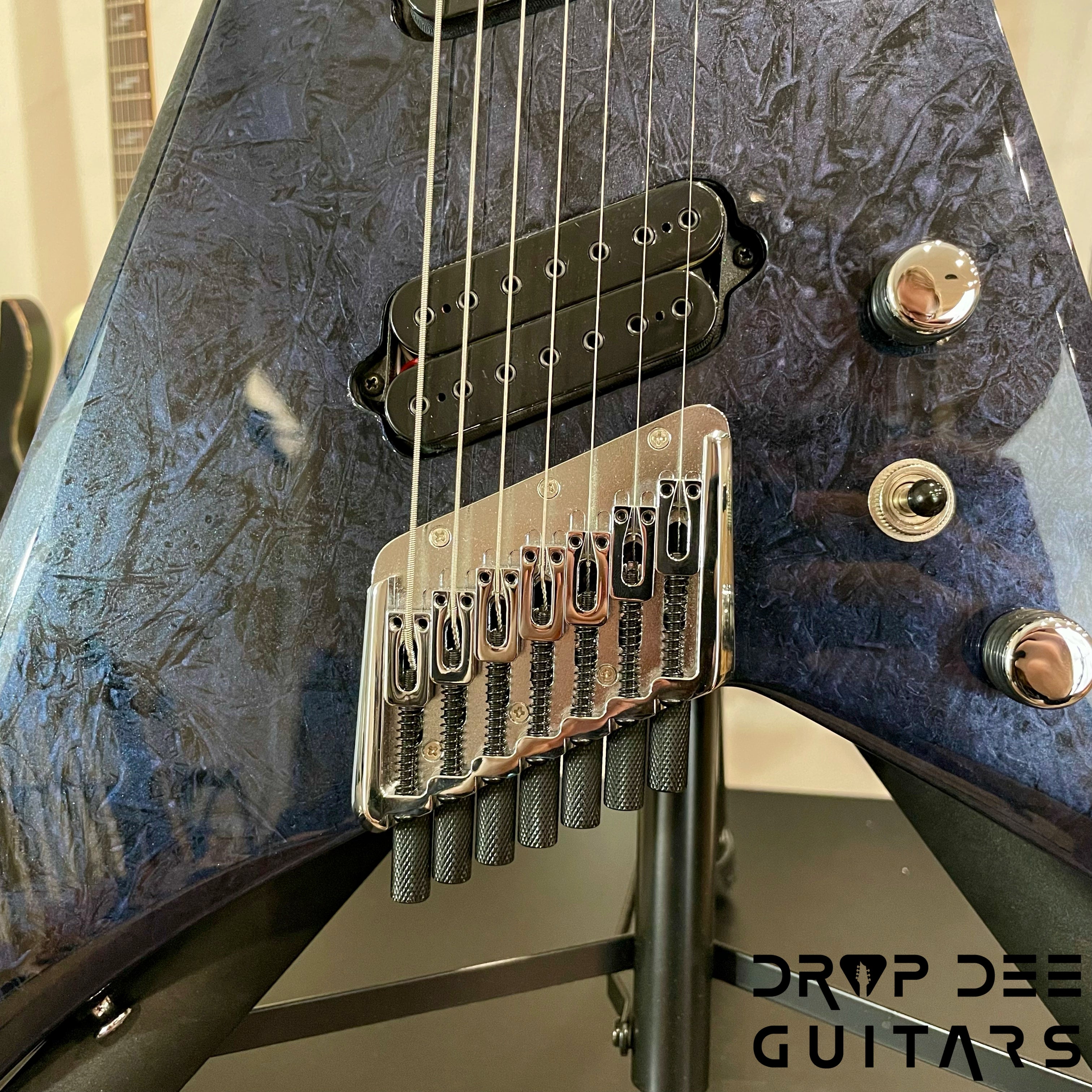 Ormsby Custom Shop Headless Metal V Multiscale 7-String Electric Guitar w/ Bag