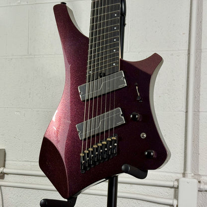 Ibanez Alpha A528 Multiscale 8-String Electric Guitar w/ Bag - Coral Mirage