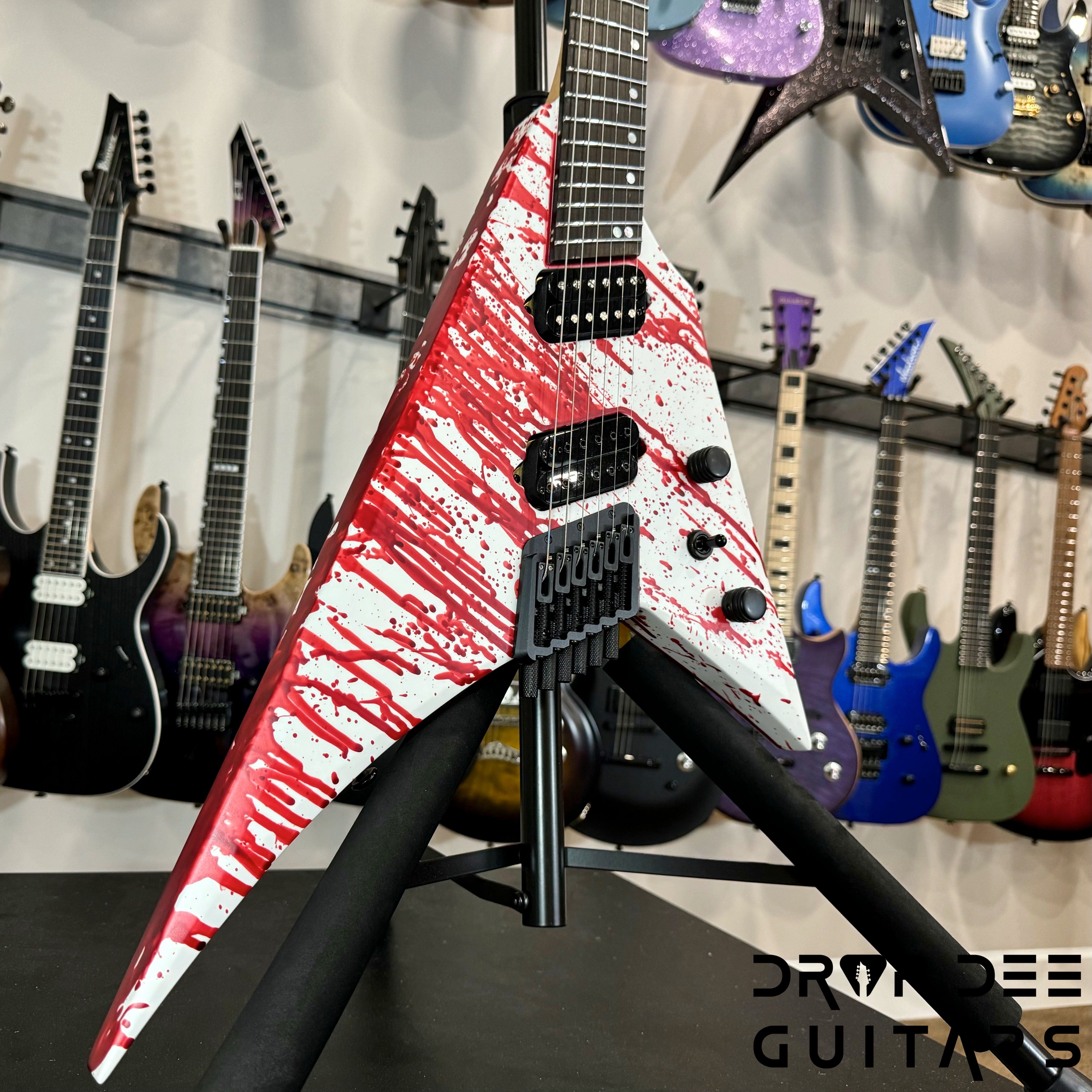 Ormsby Metal V Headless GTR Multiscale Electric Guitar w/ Bag