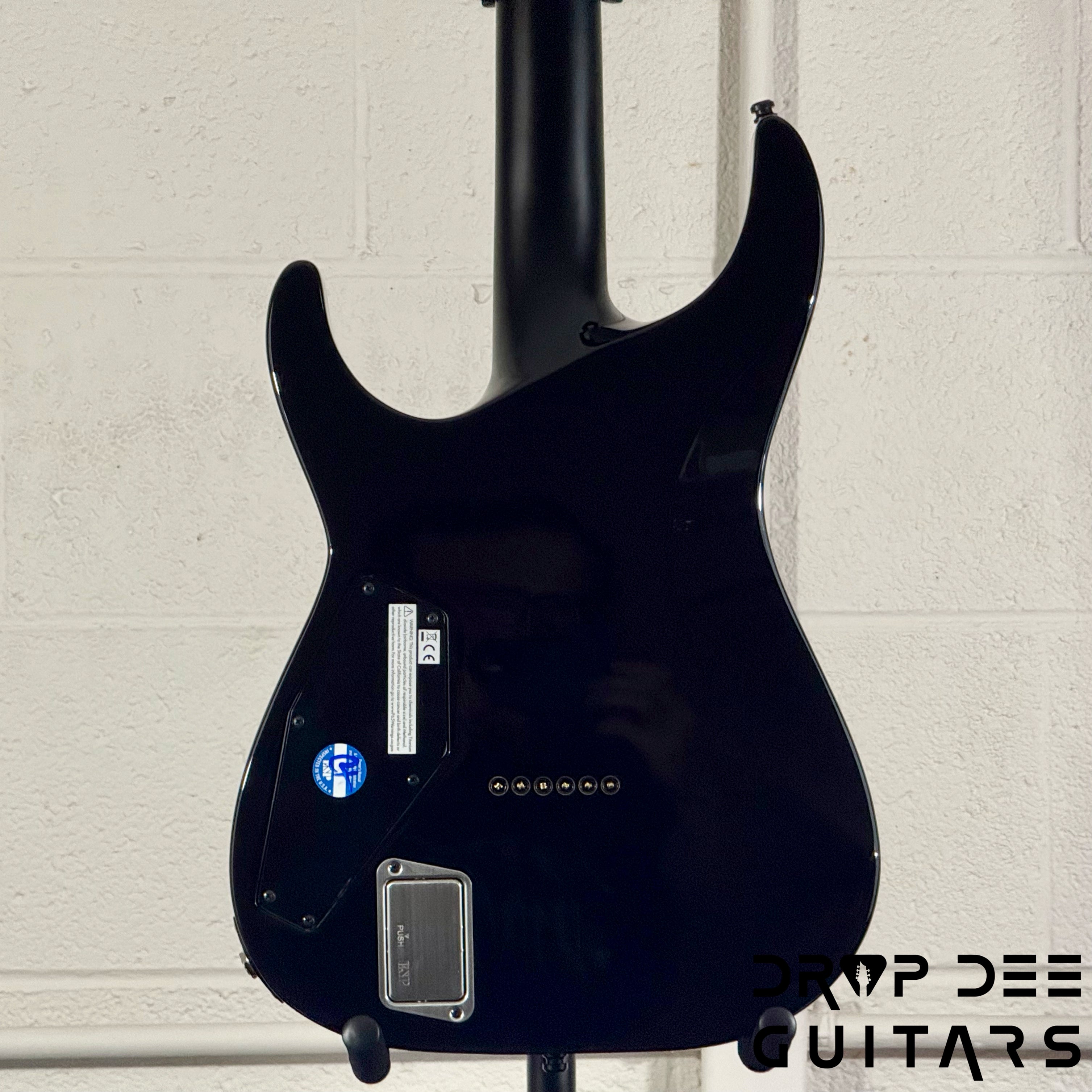 ESP E-II M-I NT QM Electric Guitar w/ Case - See Thru Black Sunburst