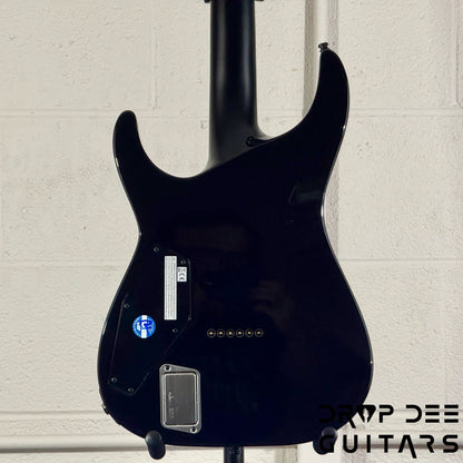 ESP E-II M-I NT QM Electric Guitar w/ Case - See Thru Black Sunburst