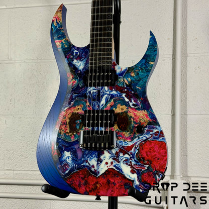 Schecter Custom Shop Sunset Extreme 6 Electric Guitar w/ Case - Stabilized Top