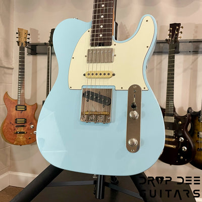 Schecter Custom Shop PT Wembley Studio Electric Guitar w/ Case - Sonic Blue Aged Nitro