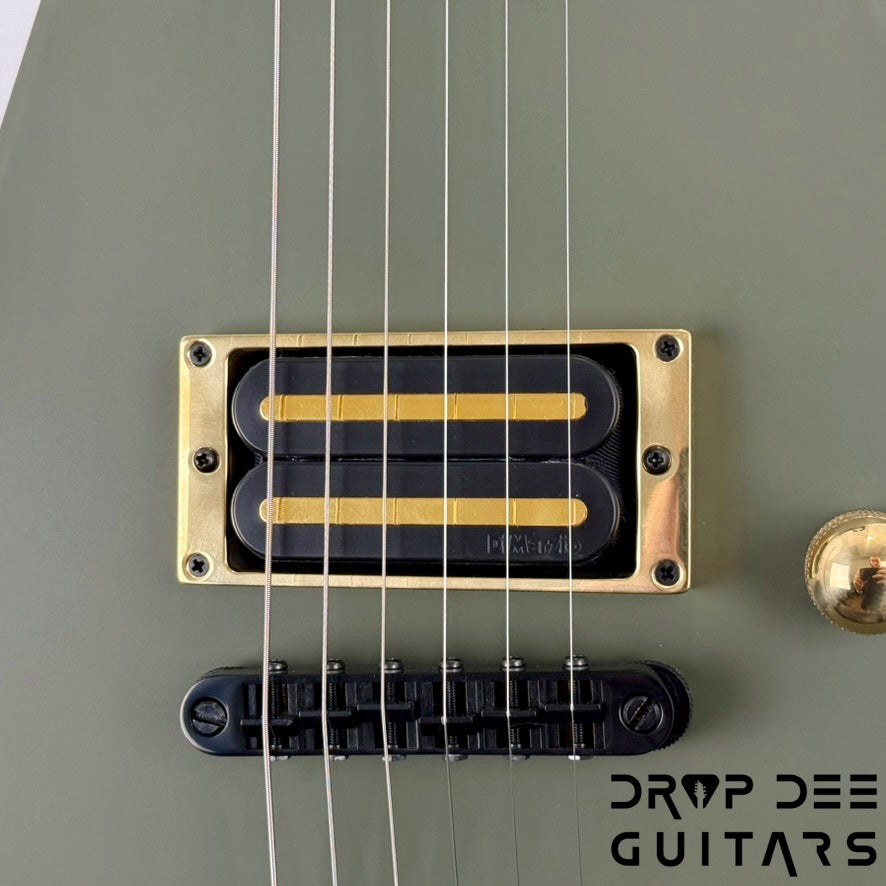 Jackson USA Custom Shop Special Edition Rhoads Electric Guitar w/ Case - Army Drab Green